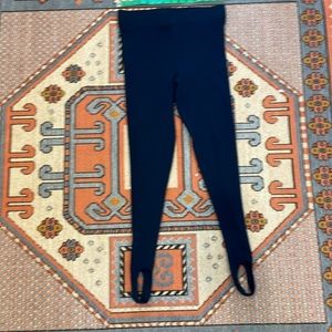 The Rib Stirrup Legging - Large - Navy